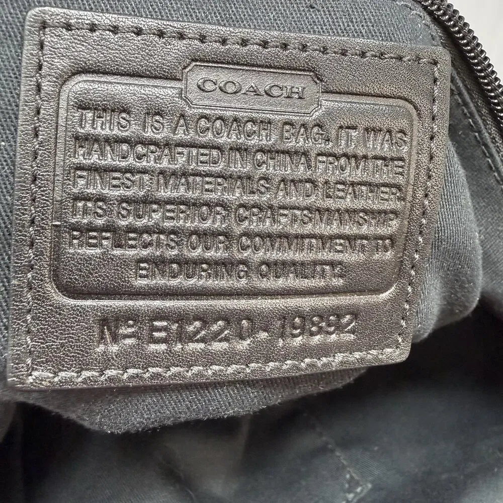 Coach Legacy Rory 19892 Black Leather Satchel Purse Shoulder Bag
